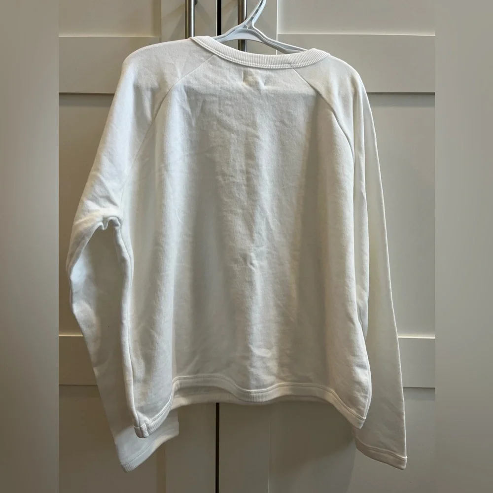 Gymboree size L (10-12) white sweatshirt with rainbow, NWT